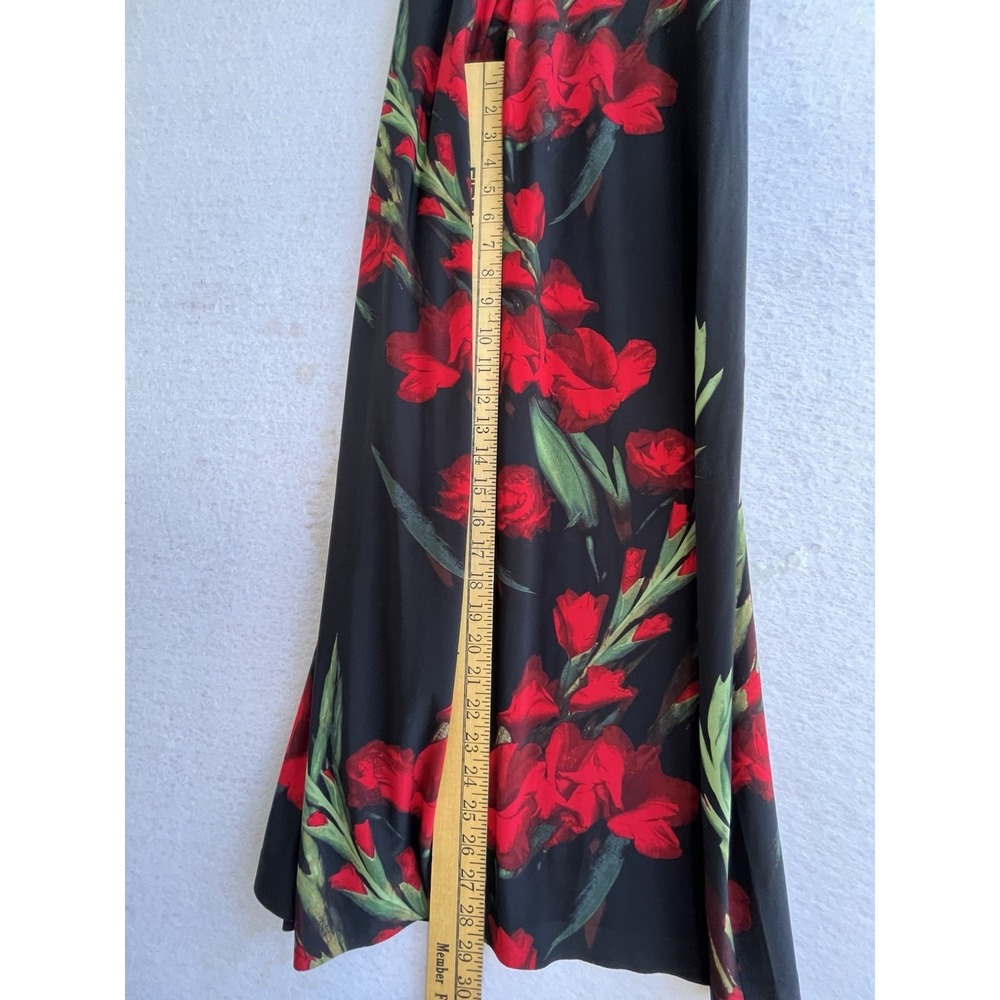 Norma Kamali Slip Jumpsuit in Blooming Roses Wide-Leg size Small NWT - Picture 9 of 13